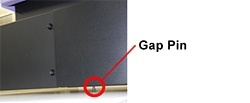 Gap pin
